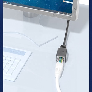 Fabricant Câble <span class=keywords><strong>Ethernet</strong></span> coudé à angle droit Connecteur réseau 90 degrés RJ45 CAT5 CAT6 Cordon de raccordement - Product Image 2