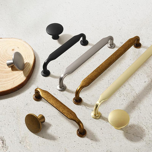 Poignées de meubles de cuisine en nickel satiné brossé, poignées de tiroir, quincaillerie de cuisine pour armoires et tiroirs - Product Image 2