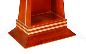 Podio de Madera Color Nogal Clásico para Áreas Públicas, Atril para Conferencias, Plataforma, Púlpito para Iglesias, Escuelas y Auditorios - Product Image 3