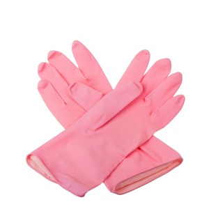 Guantes de Trabajo <span class=keywords><strong>FEIE</strong></span>/OEM, Suaves, Extra Grandes, para Lavar Platos, Limpieza del Hogar, de Látex, Grosor Medio - Product Image 4