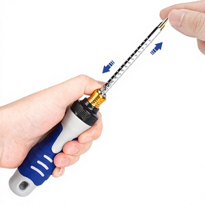 Ratchet <b>Screwdriver</b> Cross Phillips Bit Adjustable Length Portable For Tight Spaces Anti Slip Handle - Product Image 3