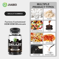 Gummies de Shilajit Riches en Minéraux, Vitamines et Nutriments – Soin Beauté pour Adultes – Vente en Gros Usine ODM/OEM