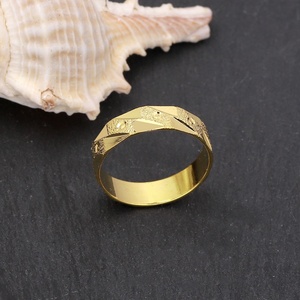 Bague pour femme en gros de l'usine JXX, plaquée or 24 carats, bijoux pour femme, bague de mariage - Product Image 2