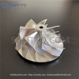 KP39 Turbocharger Billet Compressor Wheel Impeller 43*53 7+<strong>7Blades</strong> - Product Image 2