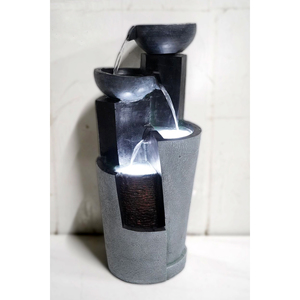 <span class=keywords><strong>Fontaine</strong></span> d'eau de bureau de table déco en résine à l'intérieur <span class=keywords><strong>fontaine</strong></span> d'eau extérieure avec lumières - Product Image 4