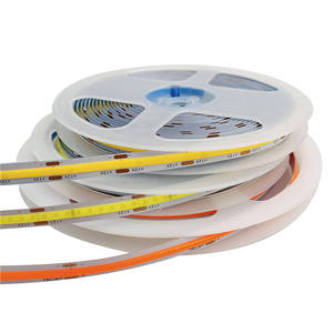 3000K 6000K rouge vert bleu couleur bon prix DC12v DC24v 6W Ra>90 cob led bande lumineuse - Product Image 6