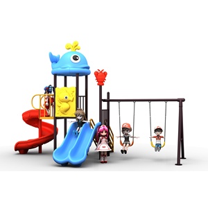 Parque de Trampolines con Toboganes de Plástico para Exteriores, Diseño Personalizado, Certificado CE, Garantía de 3 Años, Diversión para Niños - Product Image 1