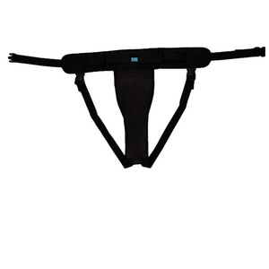 Correa de soporte para la cintura para adultos, para corrección de la postura al sentarse y ejercicios de piernas, elasticidad moderada, color negro - Product Image 5