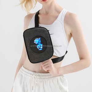 Bolso bandolera LED P2.2 de moda, mochila con pantalla de píxeles editable por APP, bolso de cintura para mujer, bolso de hombro, bolso de pecho, 5v - Product Image 5