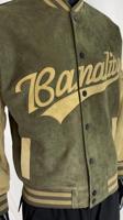 Veste universitaire en daim personnalisé manteau avec logo brodé en chenille manteau coupe-vent sport baseball manteau vintage ample à la mode pour hommes