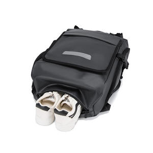 Custom Multifunctional Storage Roll-up Backpack Casual Travel Roll-up Cover Travel <b>Bag</b> Leather Film Backpack - Product Image 4