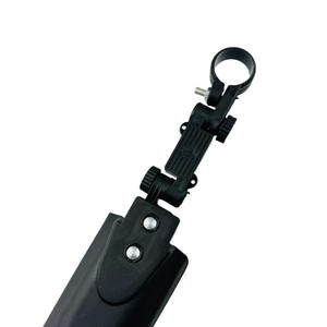 Guardabarros de plástico ajustable para bicicleta de montaña, accesorio de protección negro brillante para ciclismo todoterreno - Product Image 5