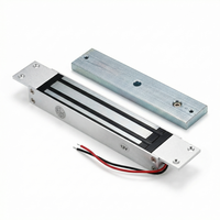 Kunci Magnetik Anti Maling Model OM-280 280kg 600Lbs Pintu Tunggal Pemasangan Permukaan Paduan Aluminium DC12V Anti Karat Tahan Lama Fail Safe