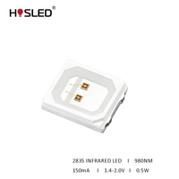 Diode électroluminescente infrarouge SMD 2835 IR LED 0,5W 980nm pour capteur de proximité et dispositif tactile