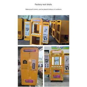 Kiosque autoportant de photomaton libre-service avec le lecteur intégré de carte de crédit pour des sessions payantes sans surveillance - Product Image 4