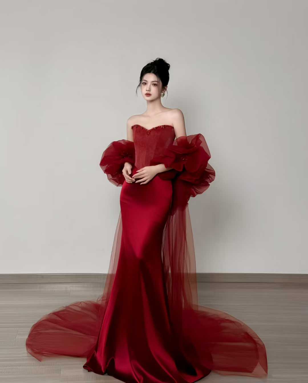 Low Price Red Fairy Princess Dress Includes Fluffy Yarn Skirt | Alibaba.com