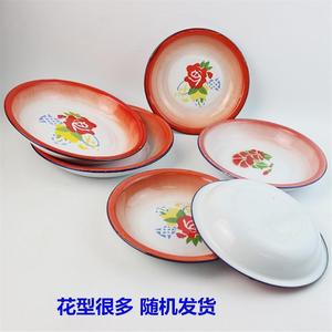 <span class=keywords><strong>Plat</strong></span> jetable en métal de plaque <span class=keywords><strong>émaillé</strong></span>e à l'ancienne rétro pour pot chaud Logo personnalisé imprimé nostalgique nostalgique - Product Image 4
