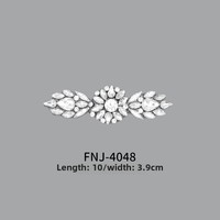 Nouveau bricolage à la main diamant perlé Patch dans un Style élégant Flatback strass Appliques pour bijoux rideaux pull emballage