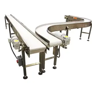 Modüler bant konveyör konveyör bant makinesi satılık özelleştirilmiş eğimli Cleated bant konveyör