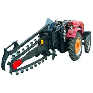 Hoge Kwaliteit 30-120hp 50-500 M/h Tractor Gemonteerde Ketting Trencher