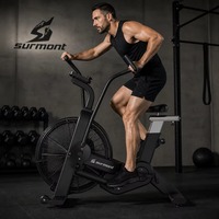 Kommerzielles Ventilator-Heimtrainer Air Bike Indoor-Cycling-Fahrrad Fitnessgerät Trainings-Spinning-Bike