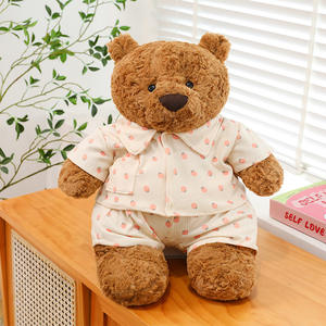 Robe florale mignonne, pyjama en peluche ours de <span class=keywords><strong>Barcelone</strong></span>, poupée ours en peluche, ours en peluche populaire en ligne. - Product Image 5