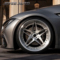 Jantes en alliage forgé à 5 branches, argent poli, sur mesure, 2 pièces, avec boulons de jante, 19, 20, 21, 22 pouces, 5x112, 5x120 pour BMW M3 M4