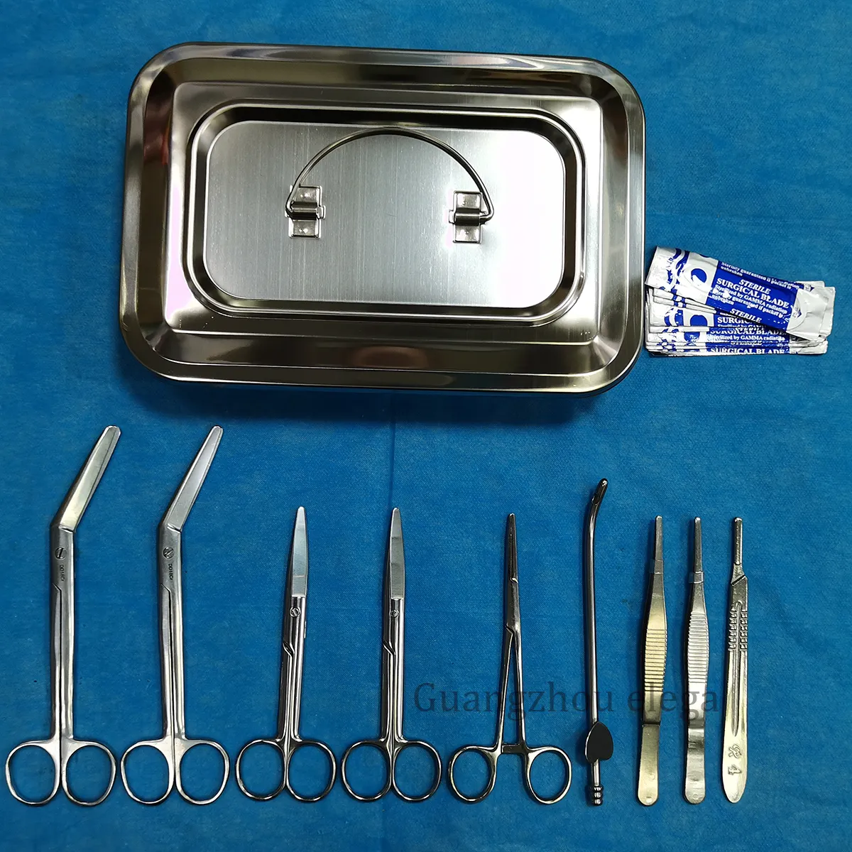Afleveringsset Voor Chirurgische Instrumenten Doos Gynaecologische Chirurgie Episiotomie Set