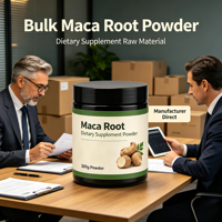 Poudre de racine de maca |   Complément alimentaire à base de plantes en vrac, fabricant GMP