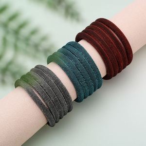 PVD Gold Plated Leading Factory Wholesalers Grooved Steel Bangle Holiday Gift for Women Color Retention Time - Product Image 3