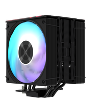 FEZCOOL AZ550 CPU Air Cooler 5 Heat Pipes Fluid Bearing Intelligent Temperature Control Quiet Fan Compatible All ARGB