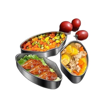 Plateau de cuisson vapeur en acier inoxydable en forme d'éventail, pièces de cuiseur à riz, matériau 201, récipient de stockage alimentaire pour cuisson à la vapeur - Product Image 3