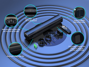 Barre de son intelligente portable la plus vendue-Haut-parleur de télévision Bluetooth pour un son de cinéma maison immersif - Product Image 5