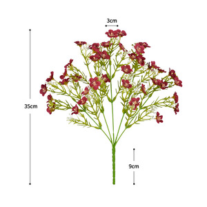 Fleurs artificielles en soie Dongchen Crafts, type Gypsophile, 35 cm, pour mariage, décoration intérieure, style pastoral - Product Image 5