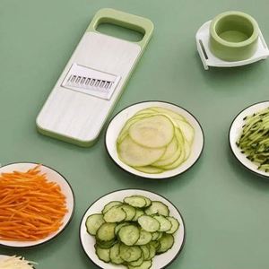 Wholesale Kitchen Manual Stainless Steel Green Multi-Function <b>Vegetable</b> Slicer Shredder Cutter Potato Shredders Fruit Tools - Product Image 3