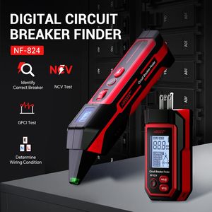 HEDAO NF-824 Hoge Nauwkeurigheid Oplaadbare Schakelkastzoeker LCD Display <span class=keywords><strong>GFCI</strong></span> Stopcontacttester 90-230V AC Elektrische Circuit - Product Image 2