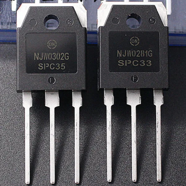 2 Paires Transistors NJW0281G / NJW0302G - Lot GK-2 - Neuf - Pour Électronique & Réparation