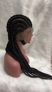 Peluca Rubia de Encaje Completo de 40 Pulgadas de Buena Calidad, Peluca Frontal Trenzada para Mujeres Negras, Peluca Trenzada Africana Rubia - Product Image 3