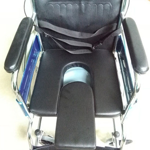 Fauteuil roulant manuel avec ceinture de sécurité et frein en U pour usage quotidien - Product Image 2