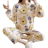 Pijama de satén de talla grande para hombre y mujer, ropa de dormir de San Valentín, conjunto de pantalones de manga larga, pijama de seda de satén liso
