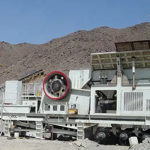 Best Selling Mining Equipment Machine Portable Stone Mobile Crushing Plant Jaw Crusher