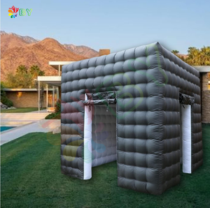 Magnifique photomaton gonflable en cube <span class=keywords><strong>noir</strong></span> et rose pour prendre des photos - Product Image 4