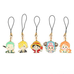 Porte-clés en forme de personnage de dessin animé japonais One Piece Luffy, vente en gros, cadeaux promotionnels, accessoires de porte-clés, gadget - Product Image 4
