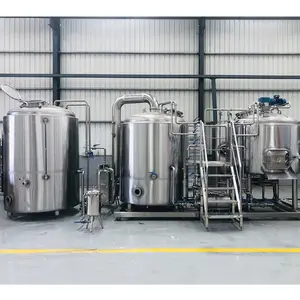 Bbl 200l 300l Brewhouse 1000 Liter Beer Brew House Kettle Mash Lauter Tun Mini Brewery Tank Kits Pots Equipment Brewing Beer