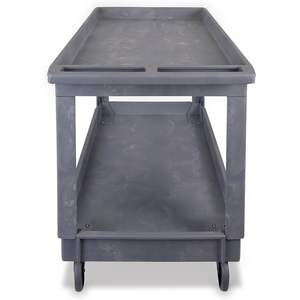 Carrito Utilitario Gris de Dos Niveles de 40 x 24 Pulgadas - Product Image 3