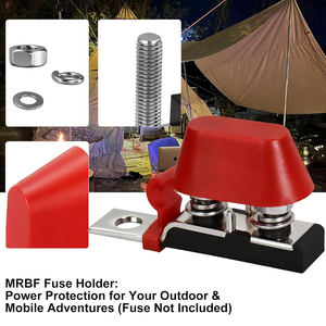 Bloque de Fusibles MRBF de Doble Terminal de 30A-300A, Portafusibles de Batería de Grado Marino para RV, Yate, Estación de Carga EV, Sistema de Alto <span class=keywords><strong>Amperaje</strong></span> - Product Image 5