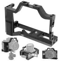 FEICHAO Cage de stabilisation vidéo en alliage d'aluminium CNC de haute qualité pour appareils photo EOS M50/M5/M50 Mark II, étui de protection avec griffe porte-accessoire
