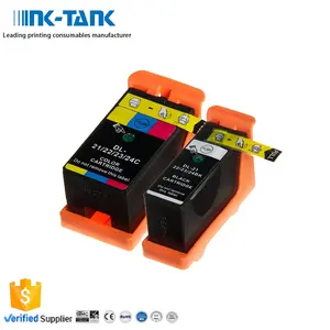 ตลับหมึกที่ใช้ร่วมกันได้สำหรับเครื่องพิมพ์ Dell V313W V515W P513W V715w V 313W INK-TANK 21 22 23 24สีพรีเมี่ยม