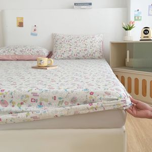 Mejor Venta de tela de algodón lavable transpirable Multi colores impreso ropa de <span class=keywords><strong>cama</strong></span> sábanas ajustadas <span class=keywords><strong>Protector</strong></span> de colchón - Product Image 2