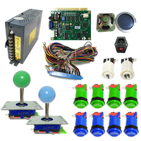 Classique JAMMA Arcade 60 1 Kit Alimentation 24V avec joystick Zippy Bouton poussoir américain Câble Jamma PCB Pieds Jeux à pièces